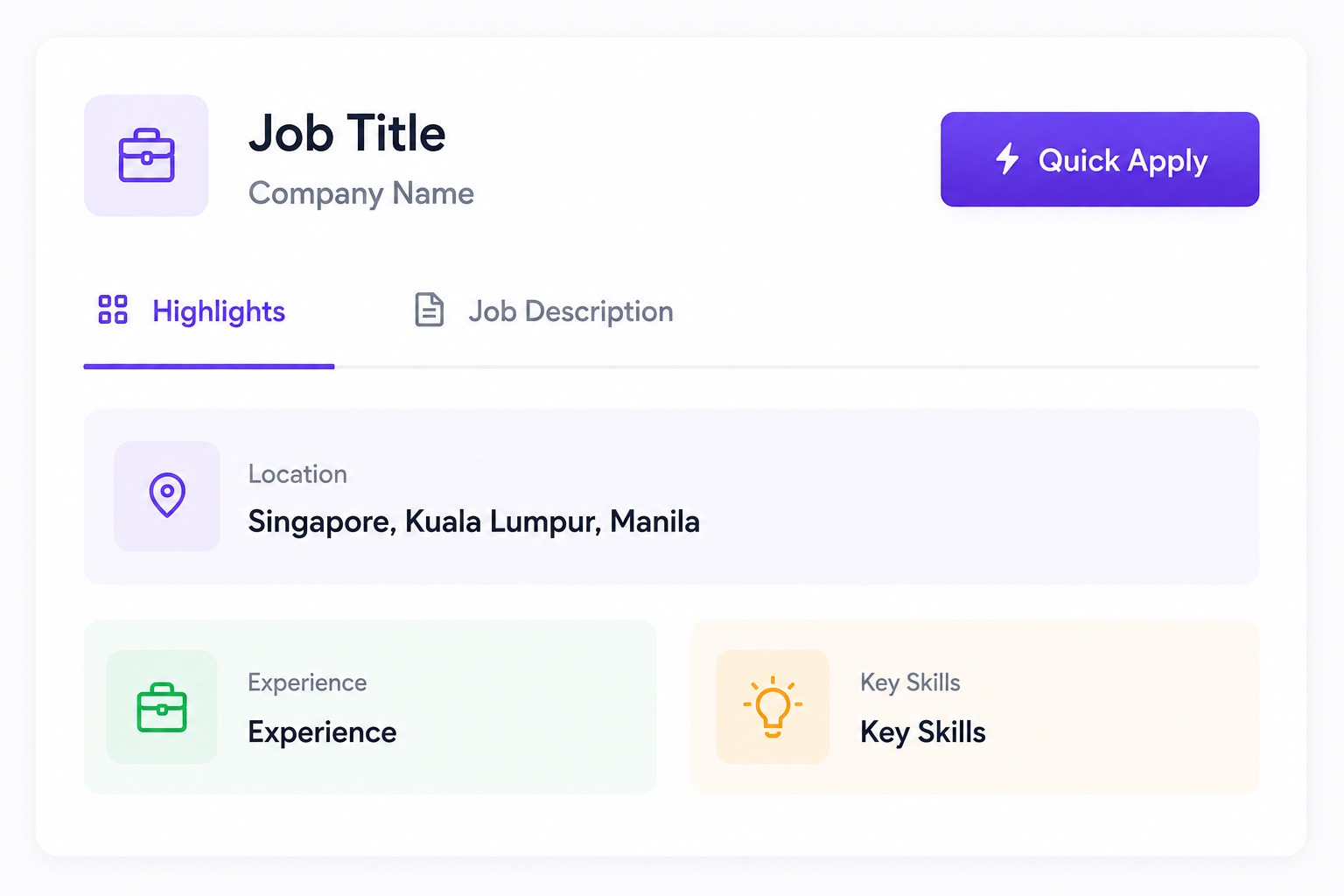 Job posting